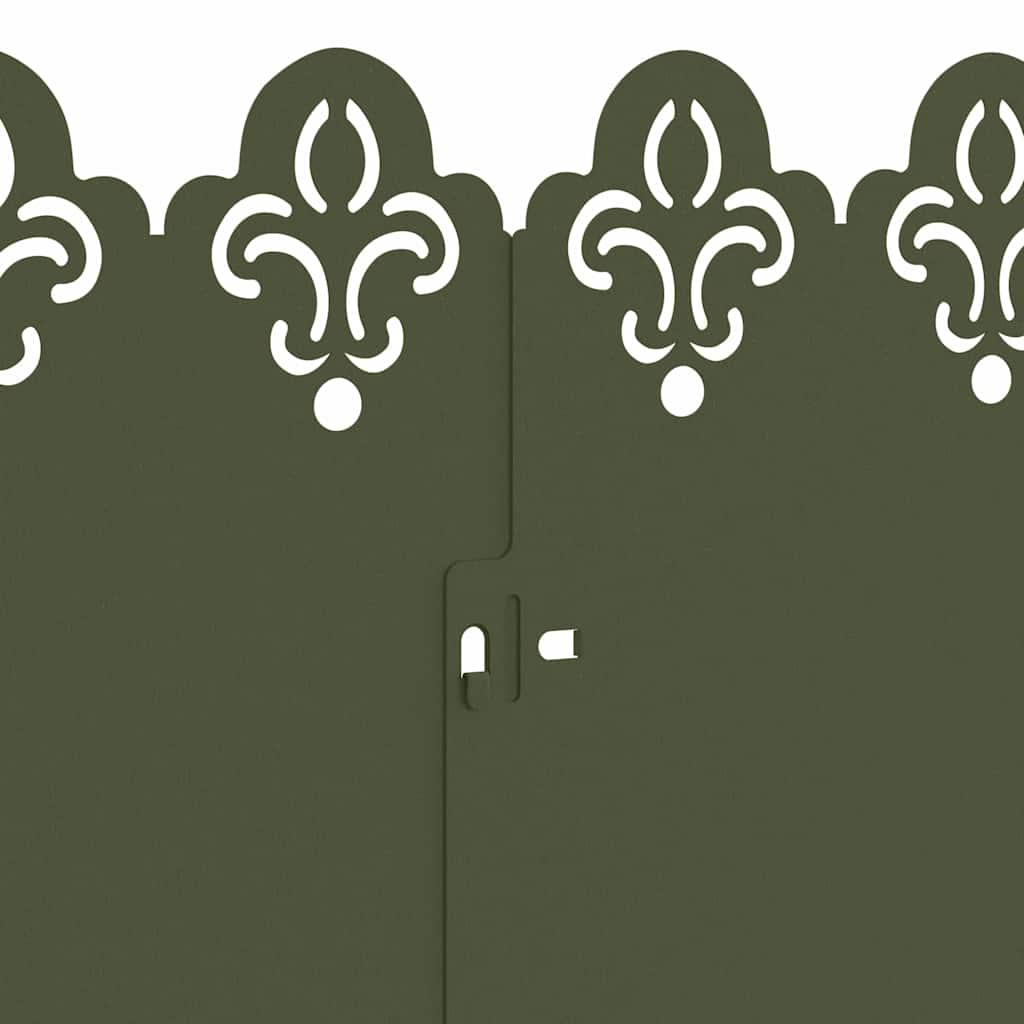 vidaXL Περιγράμματα γκαζόν 30 pcs Ελιά Πράσινη 103 x 0,05 x 22 εκ