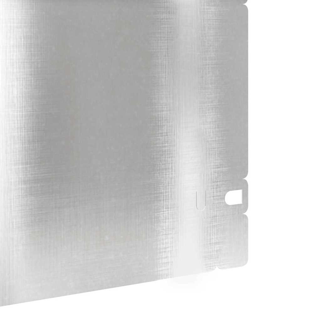 vidaXL Περιγράμματα γκαζόν 10 τμχ. 103 x 0,05 x 22 εκ Ασημί