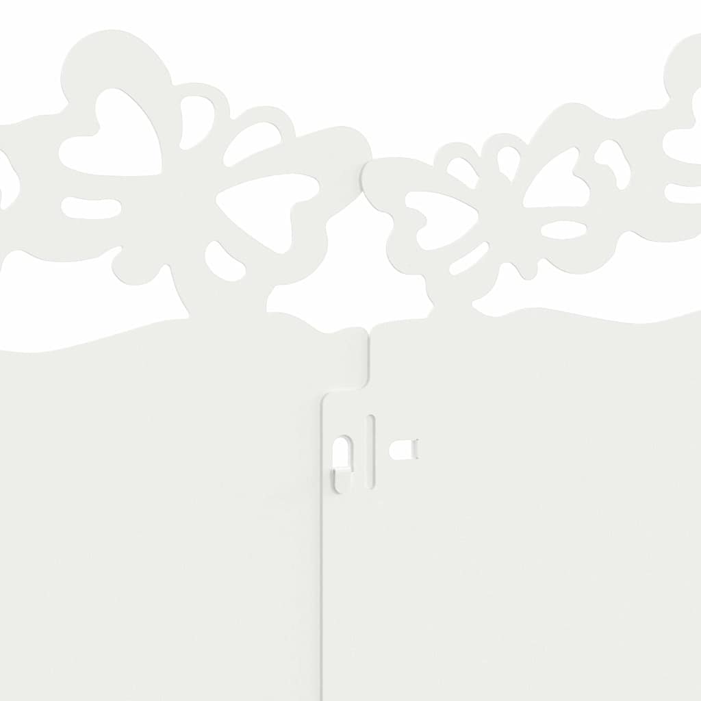 vidaXL Περιγράμματα γκαζόν 10 pcs Λευκό 103 x 0,05 x 22 εκ Ατσάλι