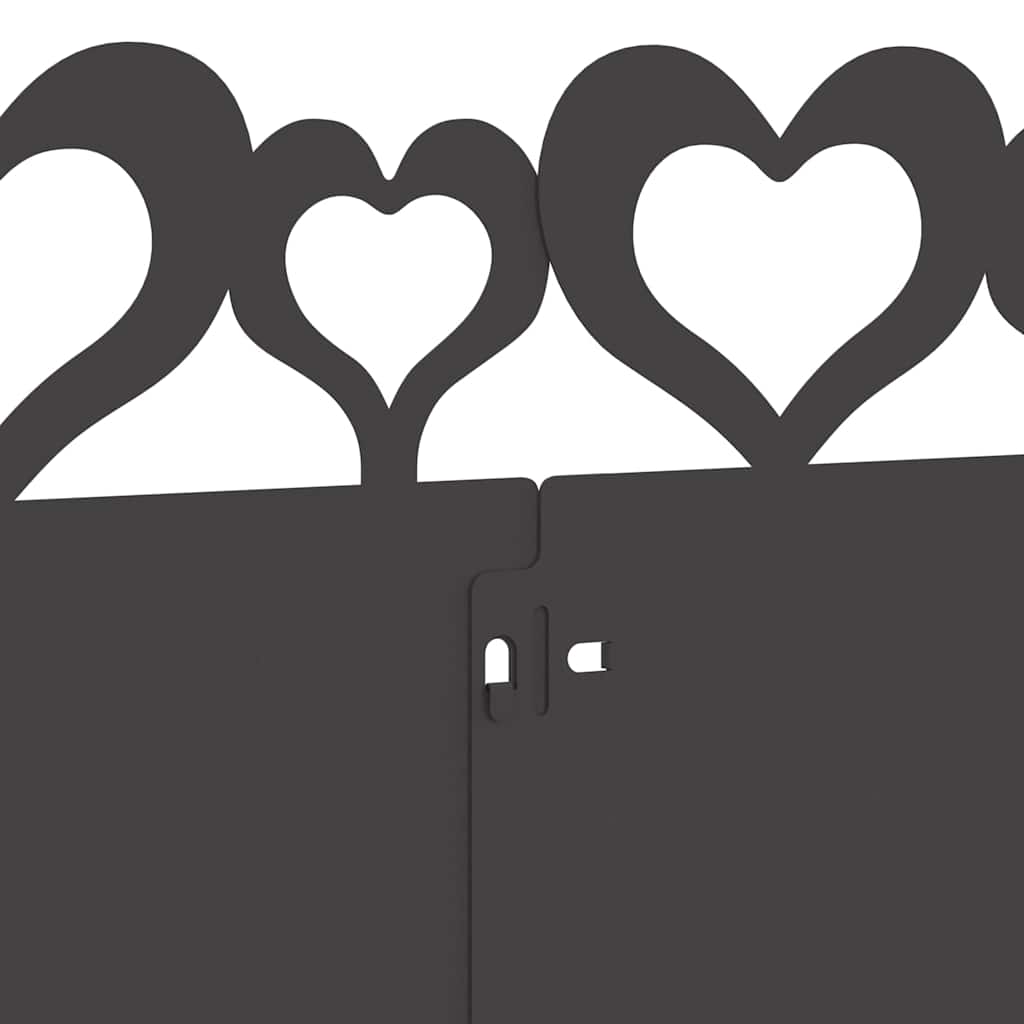 vidaXL Περιγράμματα γκαζόν 30 pcs Μαύρο 103 x 0,05 x 22 εκ Ατσάλι