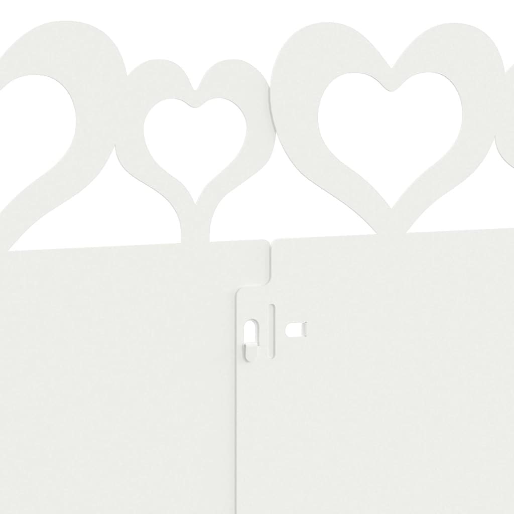 vidaXL Περιγράμματα γκαζόν 10 pcs Λευκό 103 x 0,05 x 22 εκ Ατσάλι