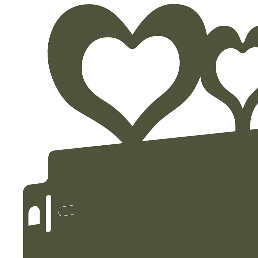 vidaXL Περιγράμματα γκαζόν 20 pcs Ελιά Πράσινη 103 x 0,05 x 22 εκ