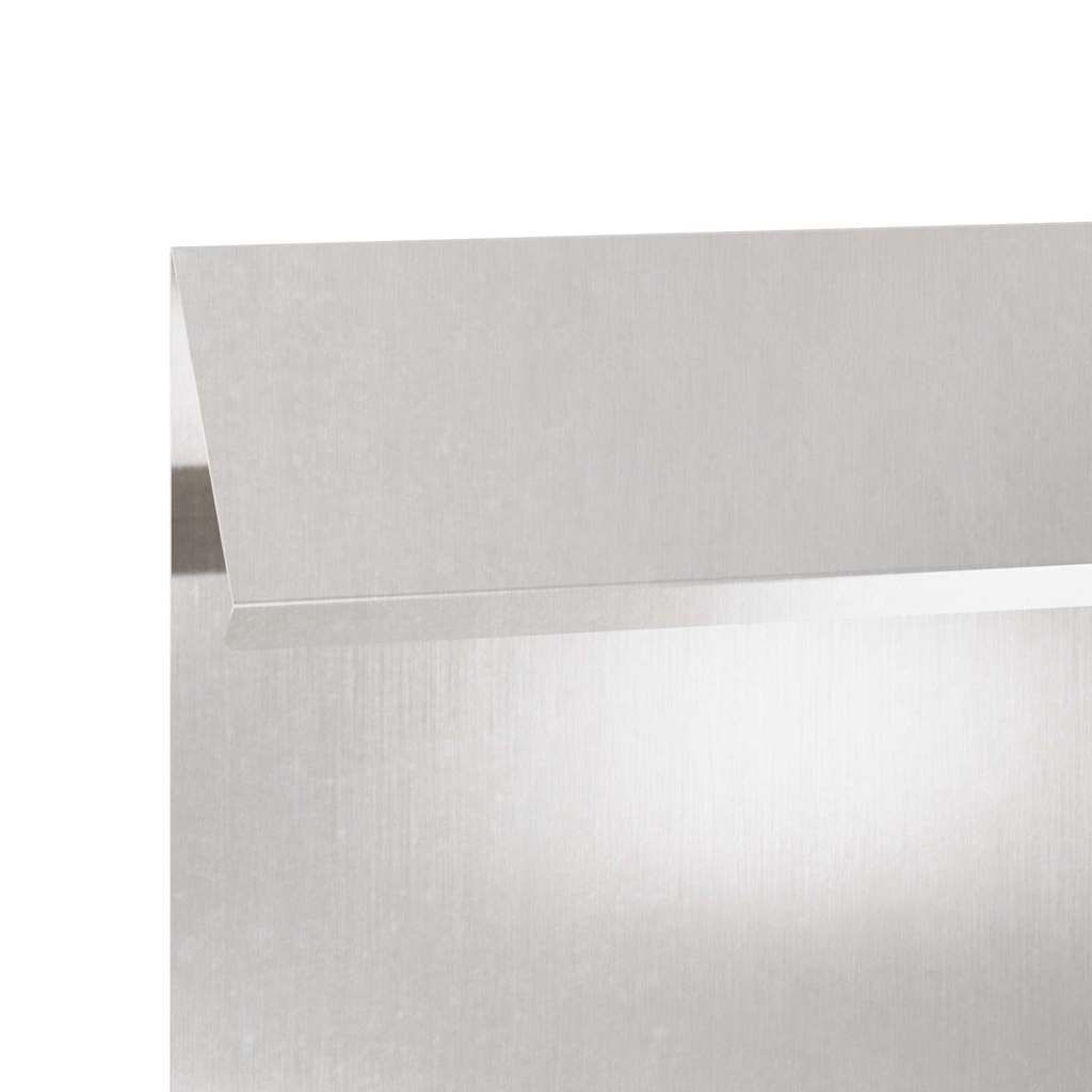 vidaXL Φράκτης σαλιγκαριών 16 pcs Ασημί 50 x 3,5 x 25 εκ