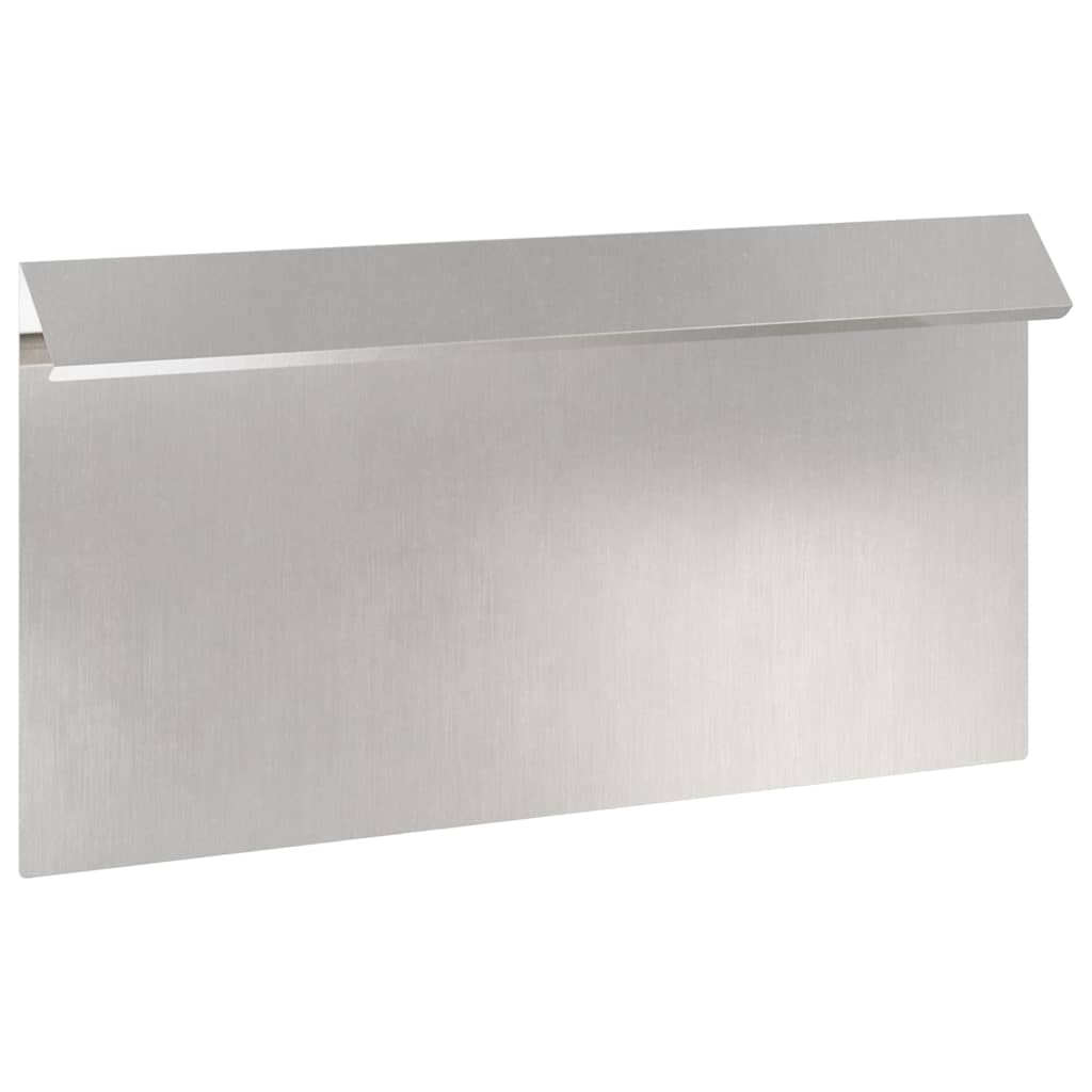 vidaXL Φράκτης σαλιγκαριών 16 pcs Ασημί 50 x 3,5 x 25 εκ