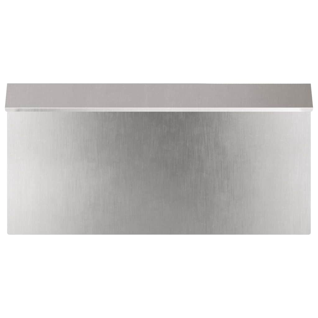 vidaXL Φράκτης σαλιγκαριών 16 pcs Ασημί 50 x 3,5 x 25 εκ