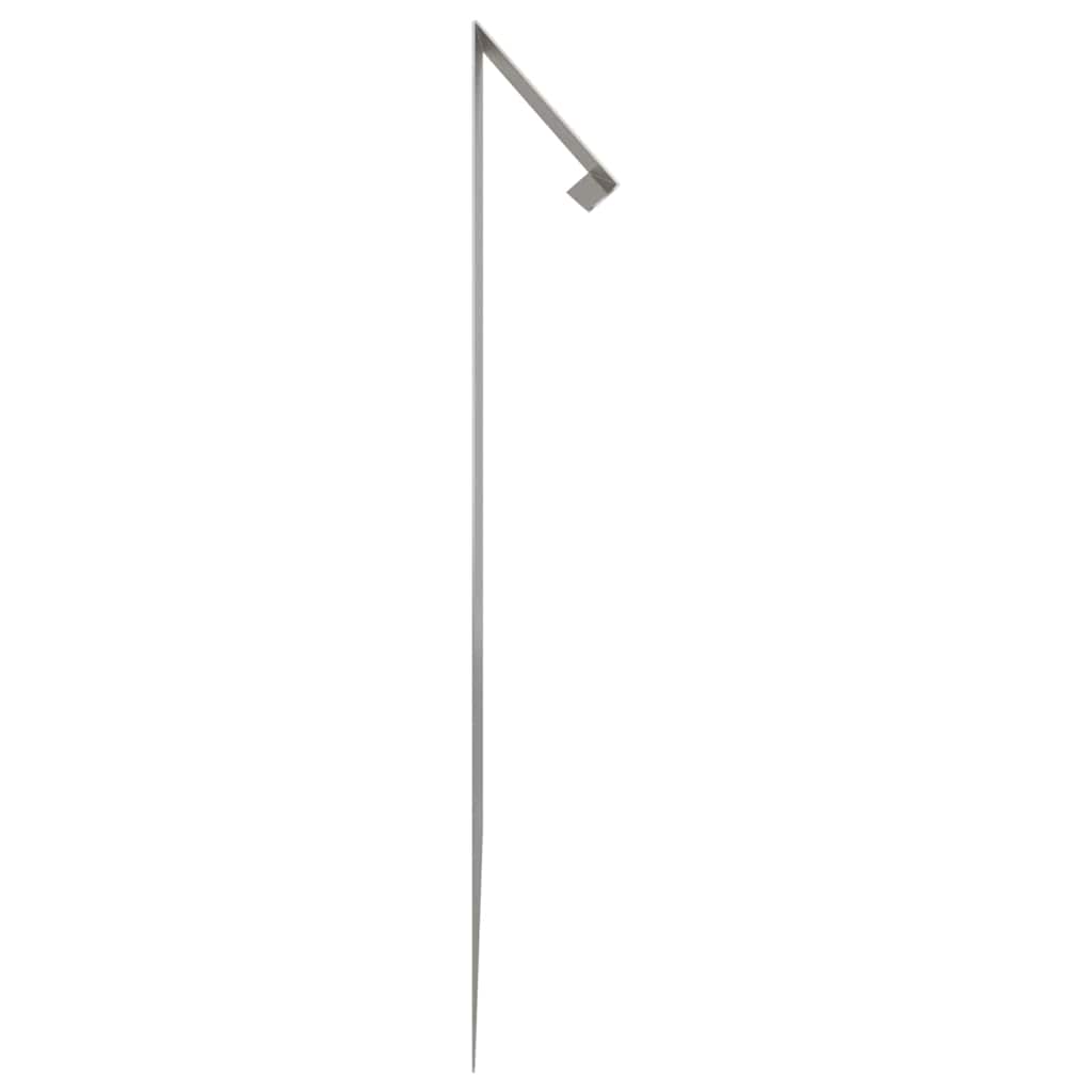 vidaXL Φράκτης σαλιγκαριών 16 pcs Ασημί 50 x 3,5 x 25 εκ