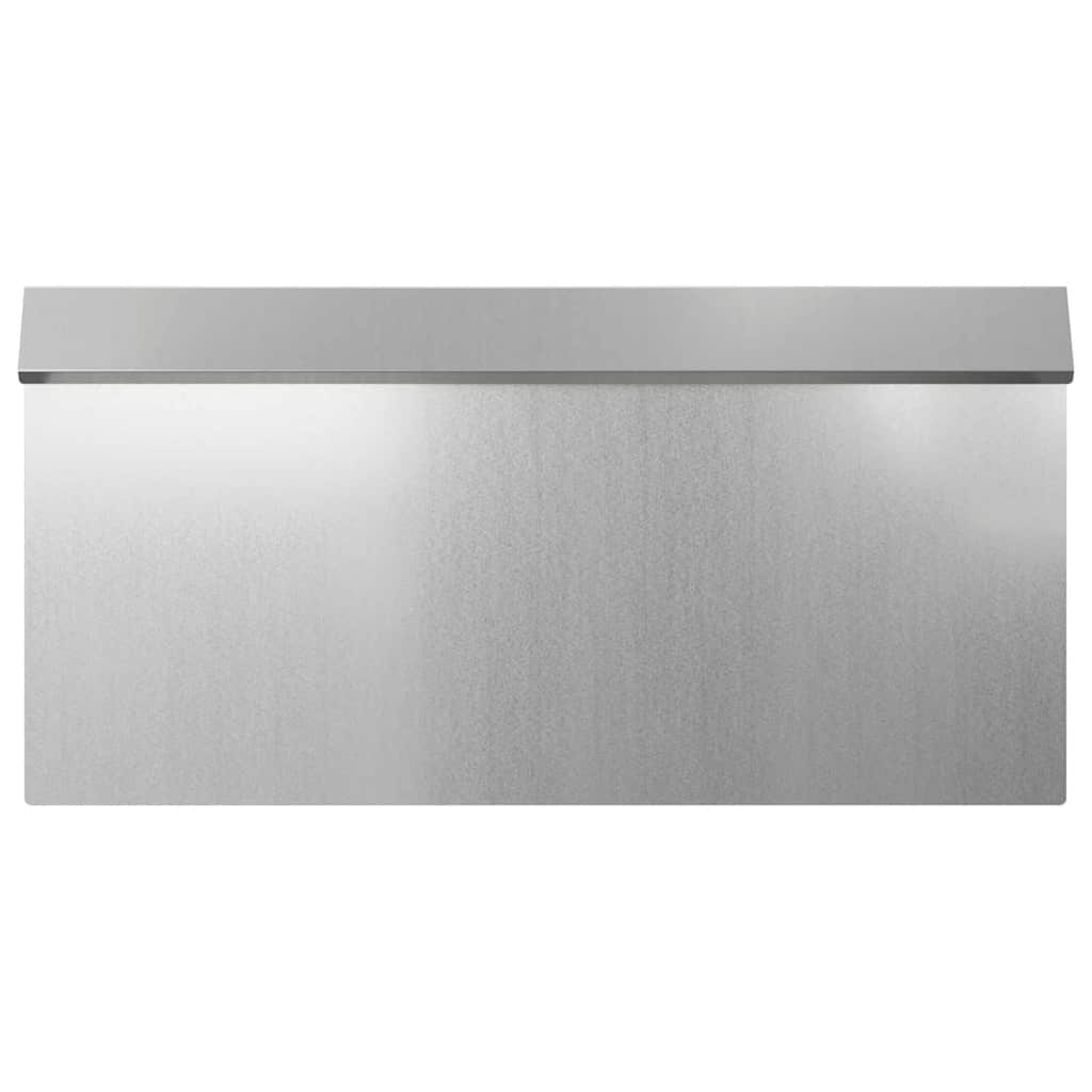 vidaXL Φράκτης σαλιγκαριών Ασημί 50 x 3,5 x 25 εκ