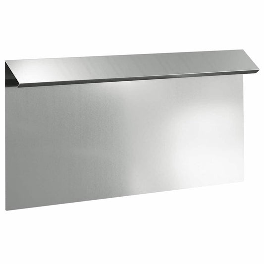 vidaXL Φράκτης σαλιγκαριών 16 pcs Ασημί 50 x 3,5 x 25 εκ