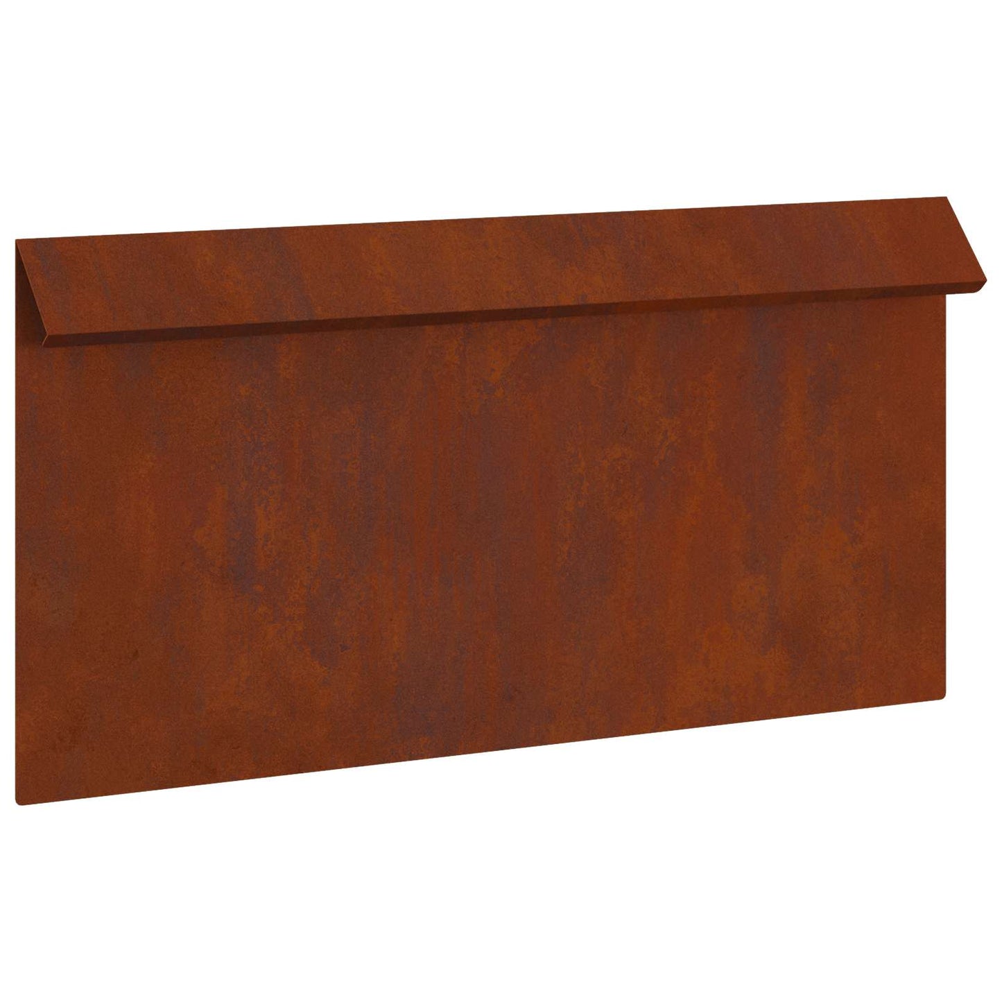 vidaXL Φράκτης σαλιγκαριών Σκ rusty 50 x 3,5 x 25 εκ