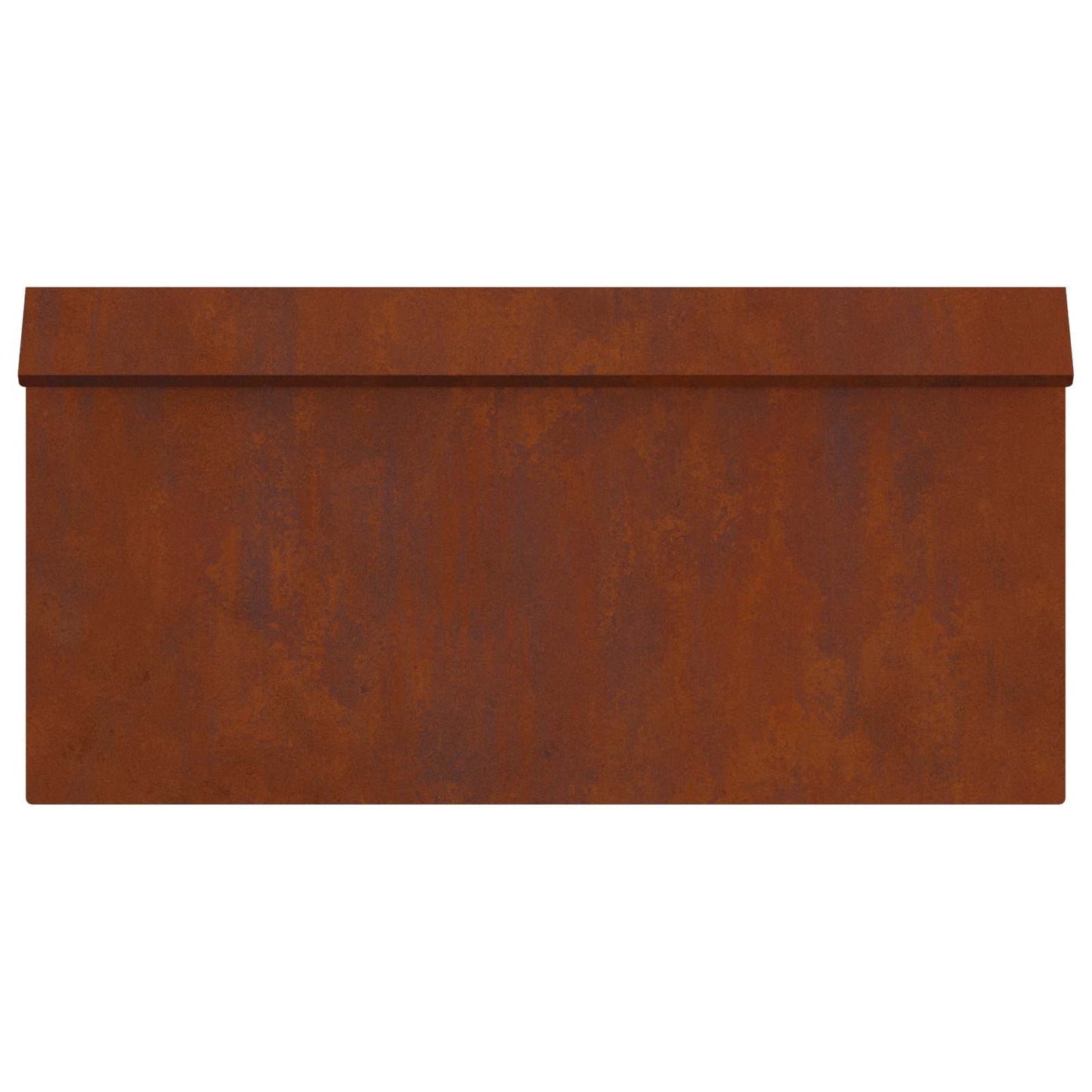 vidaXL Φράκτης σαλιγκαριών Σκ rusty 50 x 3,5 x 25 εκ