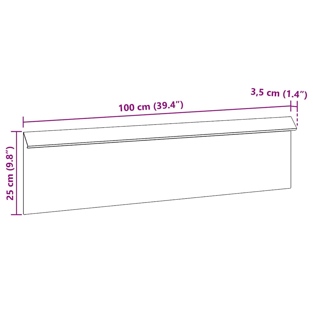 vidaXL Φράκτης σαλιγκαριών Ασημί 100 x 3,5 x 25 εκ Ανοξείδωτο ατσάλι