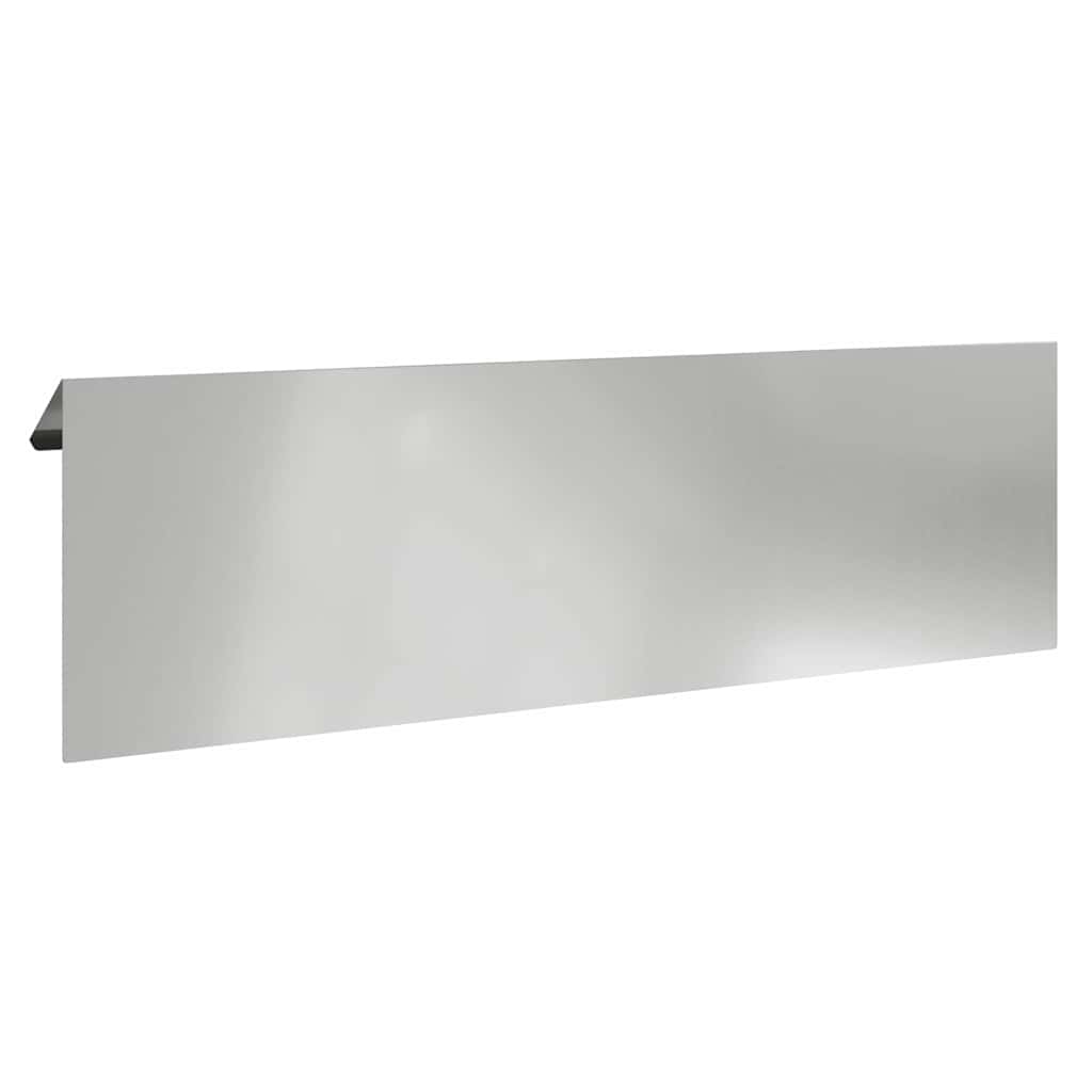 vidaXL Φράκτης σαλιγκαριών 4 pcs Ασημί 100 x 3,5 x 25 εκ