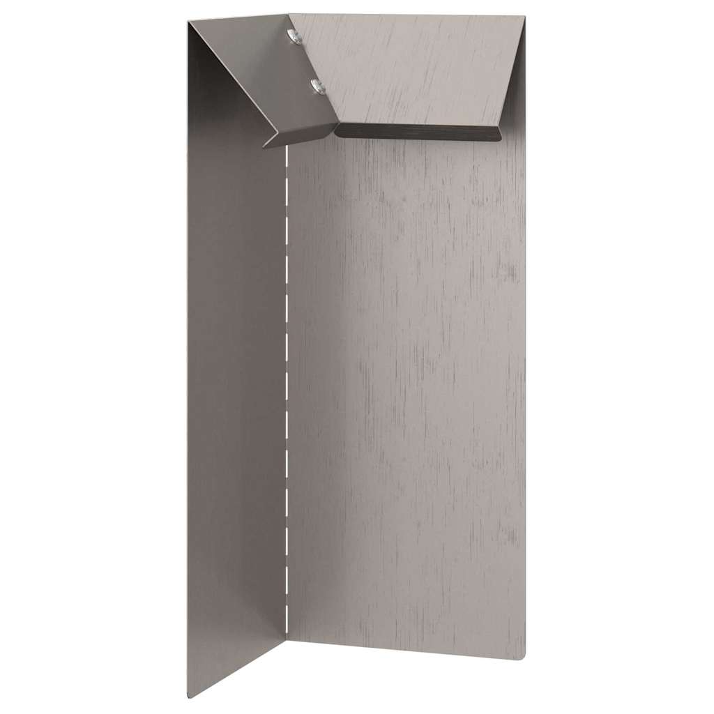 vidaXL Φράκτης σαλιγκαριών 4 pcs Σκ rusty 10 x 10 x 25 εκ