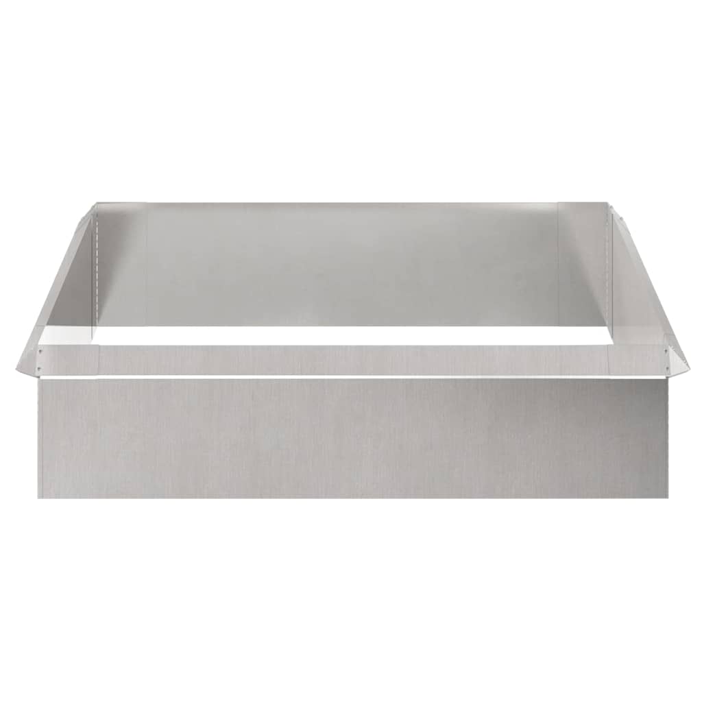 vidaXL Φράχτες με σαλιγκάρια 8 pcs Ασημί Ανοξείδωτο ατσάλι