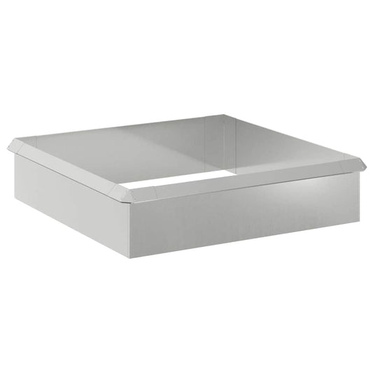 vidaXL Φράχτες με σαλιγκάρια 8 pcs Ασημί Επικαλυμμένος Χάλυβας