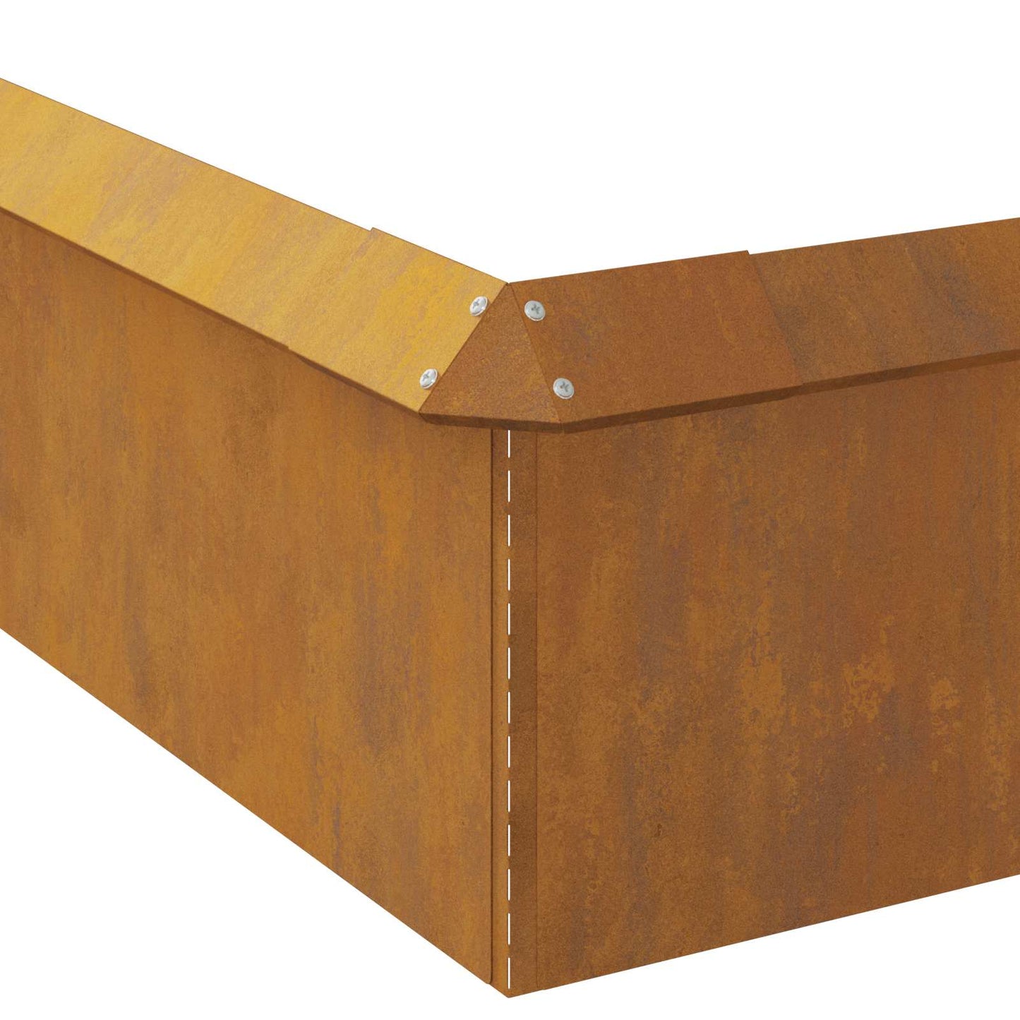 vidaXL Φράχτες με σαλιγκάρια 12 pcs Σκ rusty