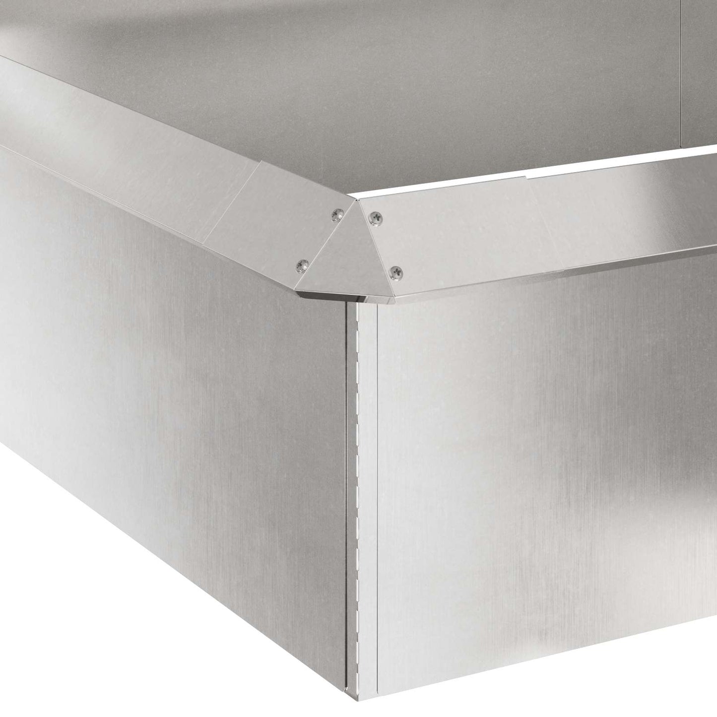 vidaXL Φράχτες με σαλιγκάρια 16 pcs Ασημί Ανοξείδωτο ατσάλι