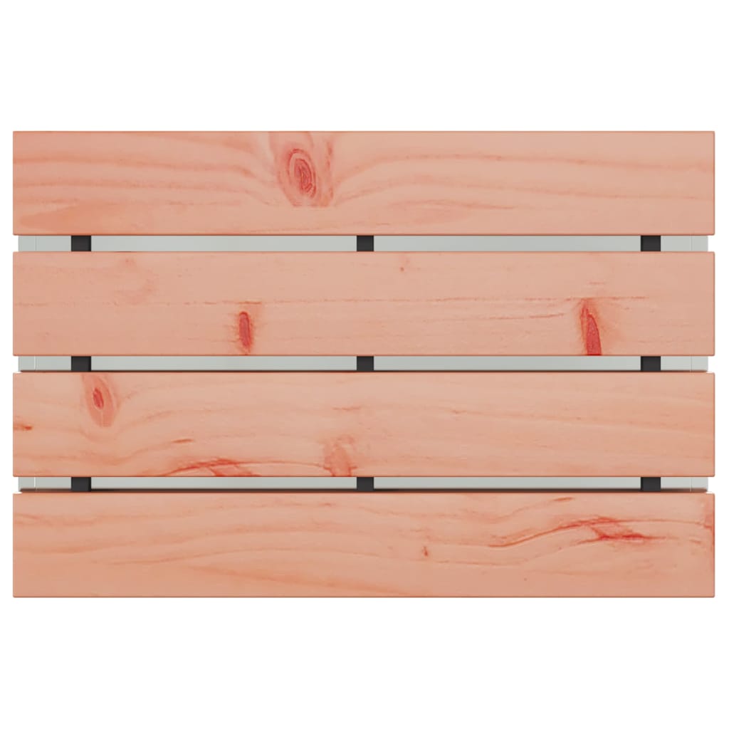 vidaXL Παγκάκι κήπου Ασημί 60 x 40 x 43 εκ Γαλβανισμένος χάλυβας