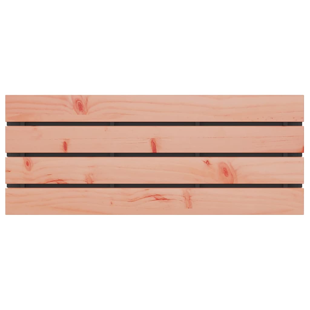 vidaXL Παγκάκι κήπου Μαύρο 100 x 40 x 43 εκ Ατσάλι