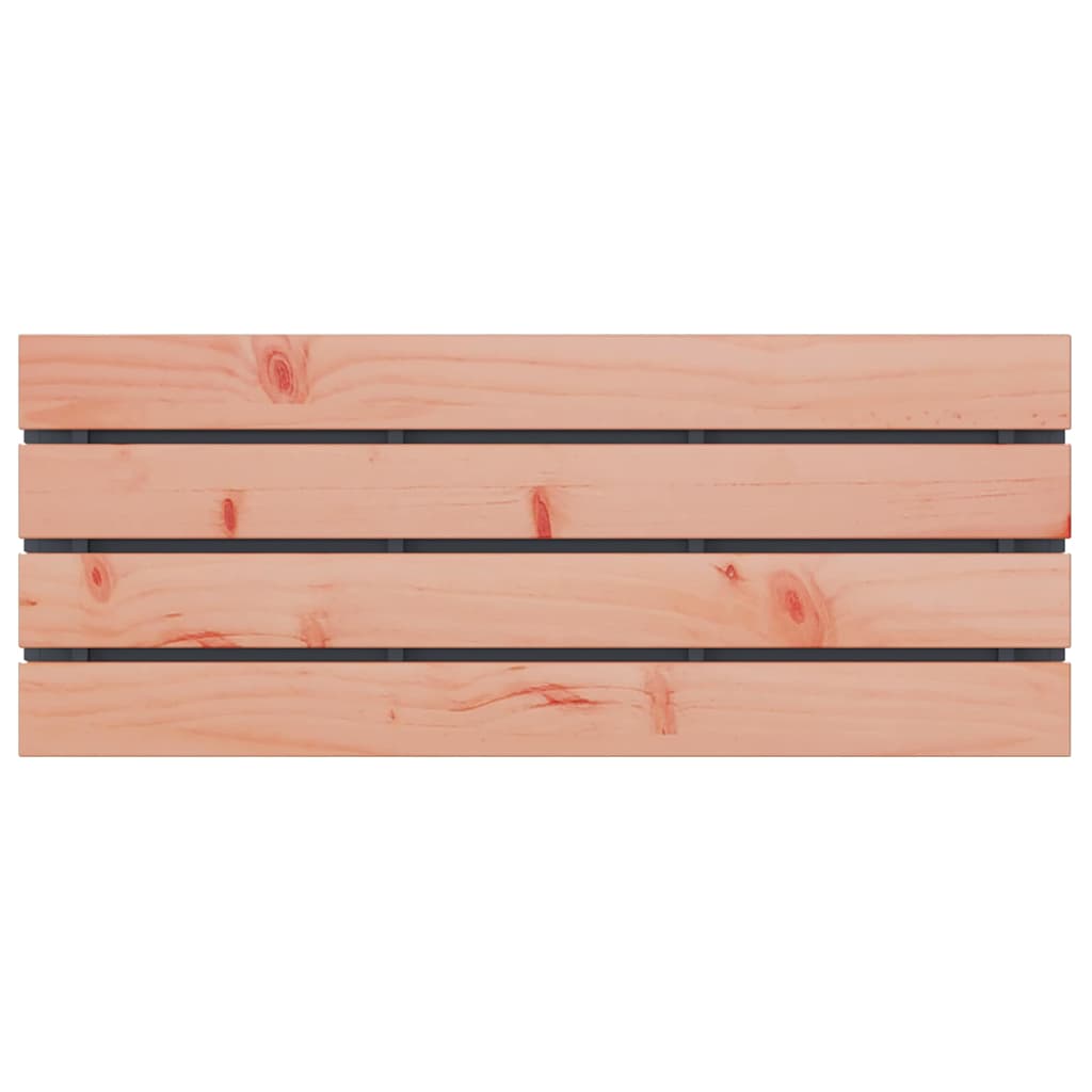 vidaXL Παγκάκι κήπου Ανθρακί 100 x 40 x 43 εκ Ατσάλι