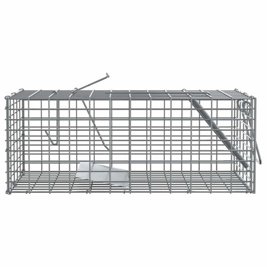 vidaXL Παγίδα Ζώων Ανθρακί 31 x 13 x 12 εκ. Ατσάλι