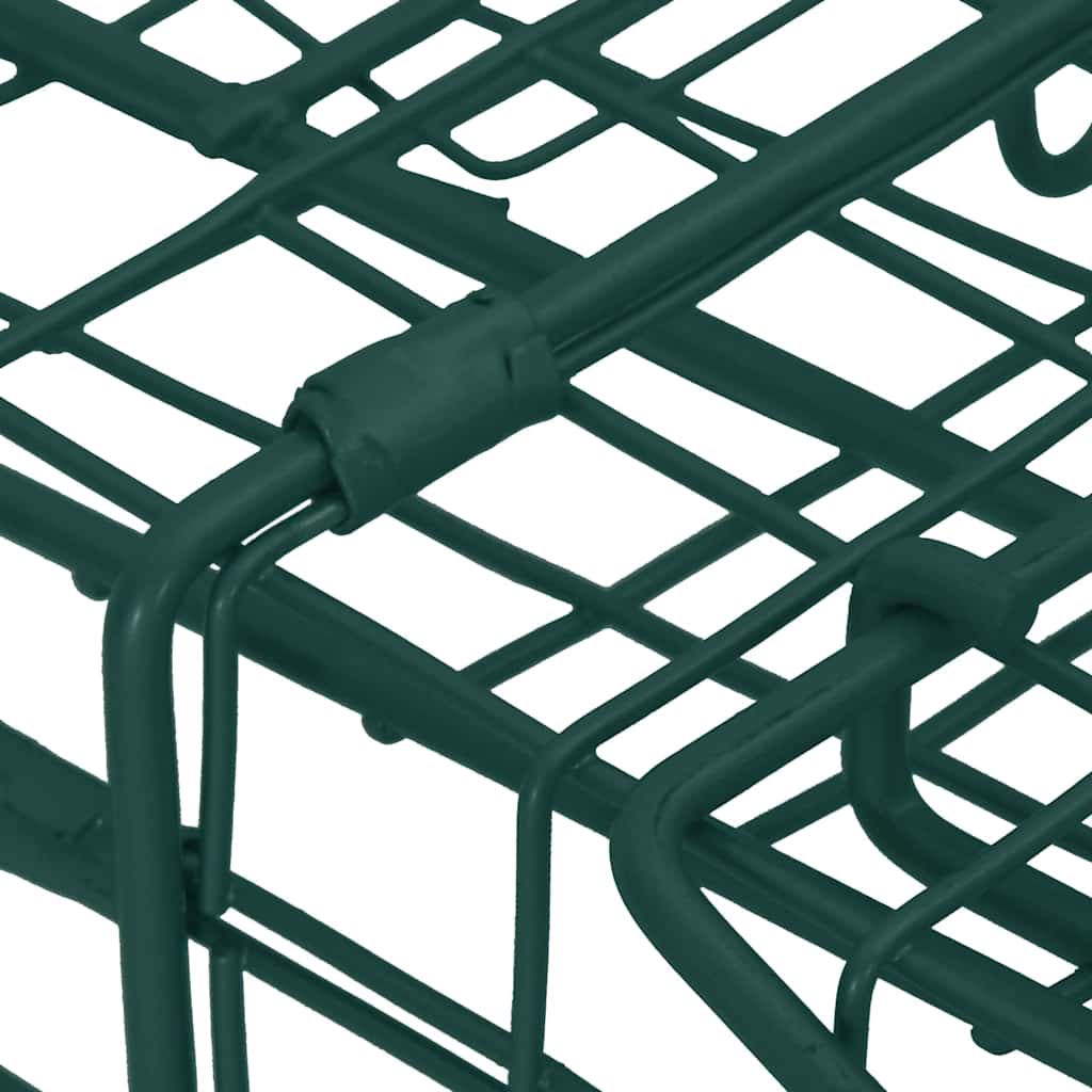 vidaXL Παγίδα Ζώων Πράσινο 61 x 20 x 21.5 εκ Ατσάλι