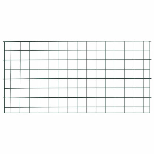 vidaXL Σετ φράχτη για λιμνούλες 5 pcs Πράσινο 100 x 50 cm Ατσάλι