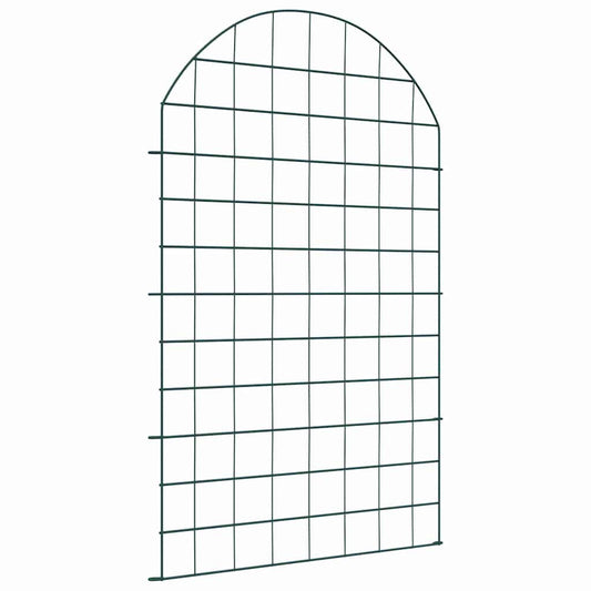 vidaXL Σετ φράχτη για λιμνούλες 8 pcs Πράσινο 50 x 80 cm Ατσάλι