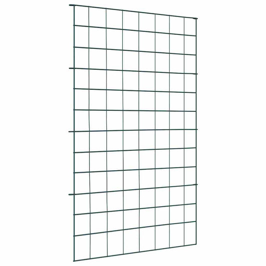 vidaXL Σετ φράχτη για λιμνούλες 8 pcs Πράσινο 50 x 80 cm Ατσάλι