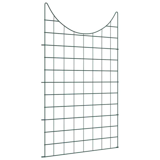 vidaXL Σετ φράχτη για λιμνούλες 8 pcs Πράσινο 50 x 80 cm Ατσάλι