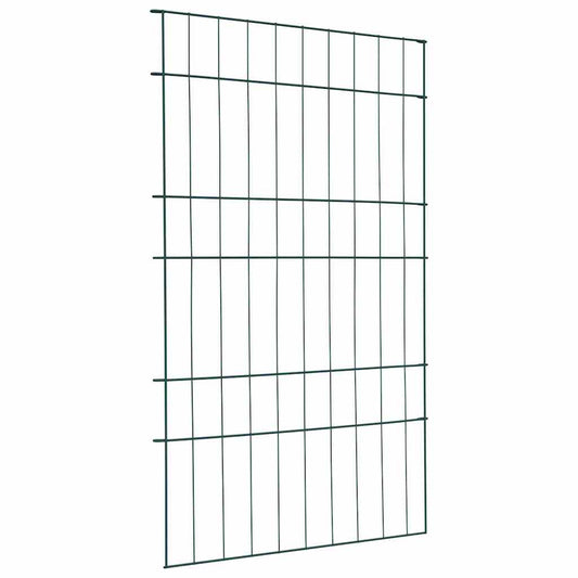 vidaXL Σετ φράχτη για λιμνούλες 8 pcs Πράσινο 50 x 80 cm Ατσάλι