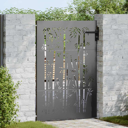 vidaXL Πύλη Κήπου 85 x 150 cm Ατσάλι με Επικάλυψη Πούδρας Κλειδώσιμο