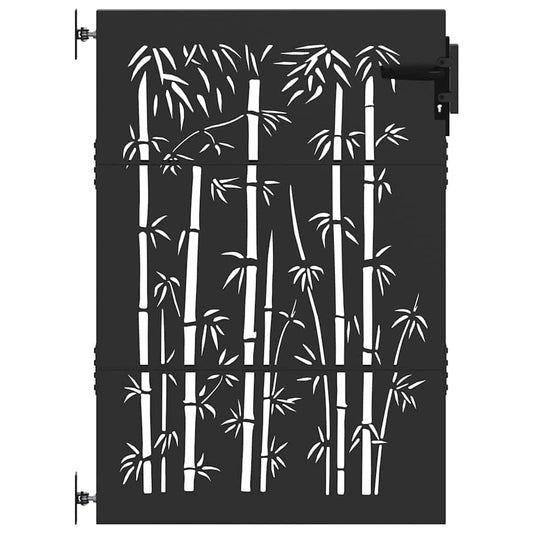 vidaXL Πύλη Κήπου 85 x 150 cm Ατσάλι με Επικάλυψη Πούδρας Κλειδώσιμο