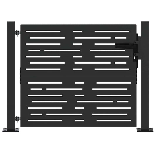 vidaXL Πύλη Κήπου, Πύλη Κήπου 105x75 εκ. Σιδηροκορτών Τετράγωνη Σχεδίαση