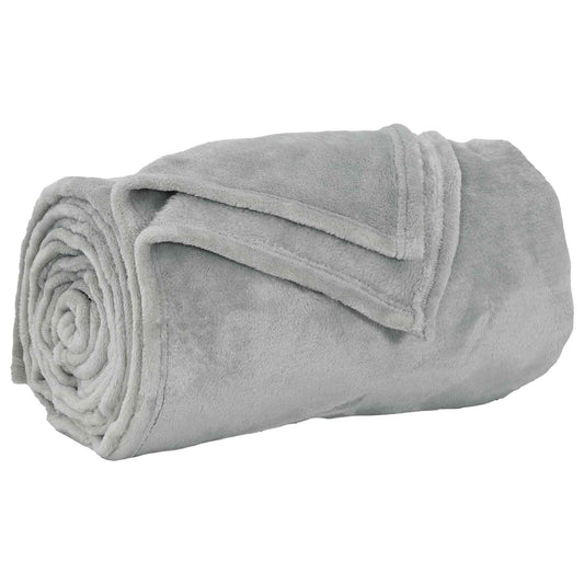 vidaXL Κουβέρτα Γκρι 150 x 200 cm Μαλλί
