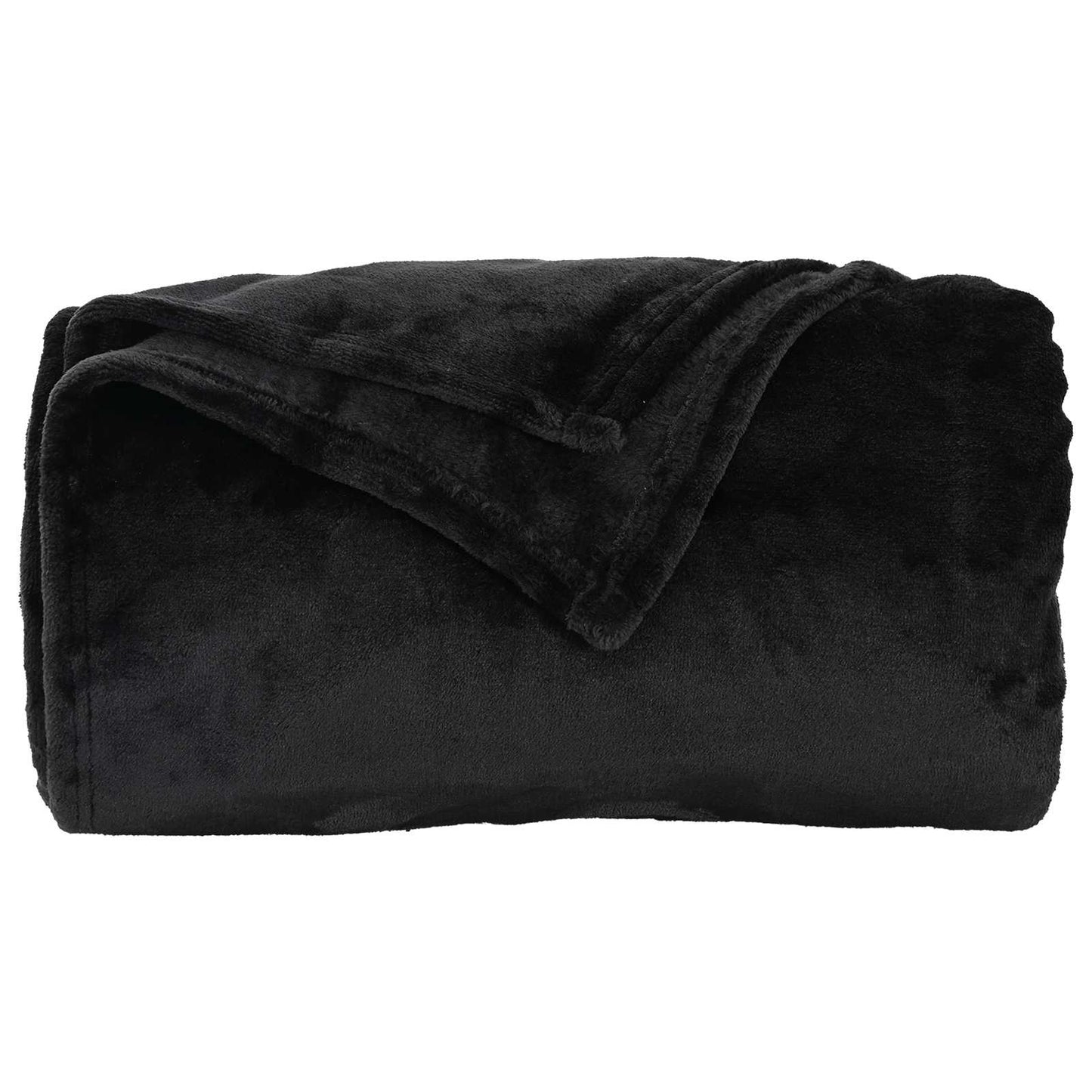 vidaXL Κουβέρτα Μαύρο 150 x 200 cm Μαλλί