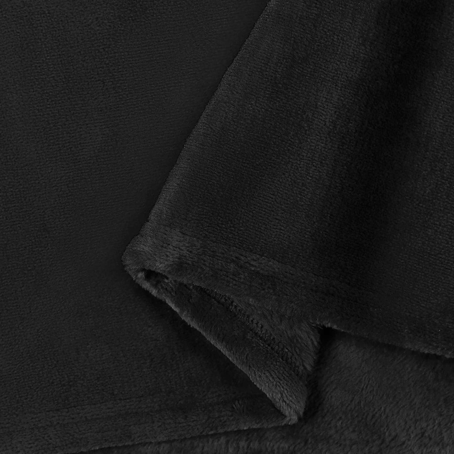 vidaXL Ριχτάρια 6 pcs Μαύρο 150 x 200 cm Μαλλί