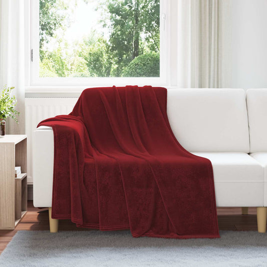 vidaXL Ριχτάρια 6 τμχ. Βεραμάν Κόκκινο 150 x 200 cm 4.68 kg Μαλλί