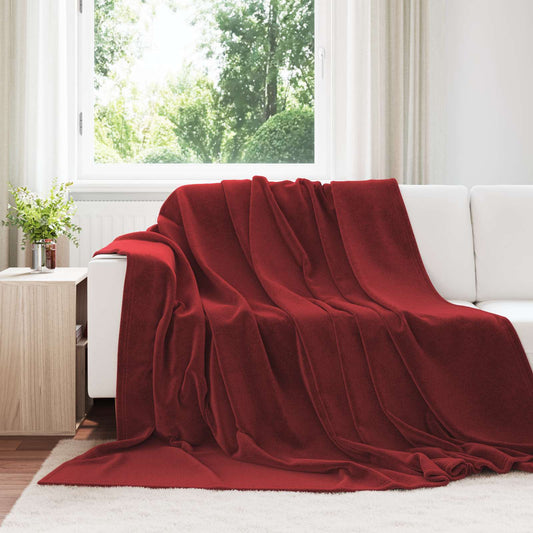 vidaXL Ριχτάρια 6 τμχ. Βεραμάν Κόκκινο 220 x 240 cm 8.24 kg Μαλλί