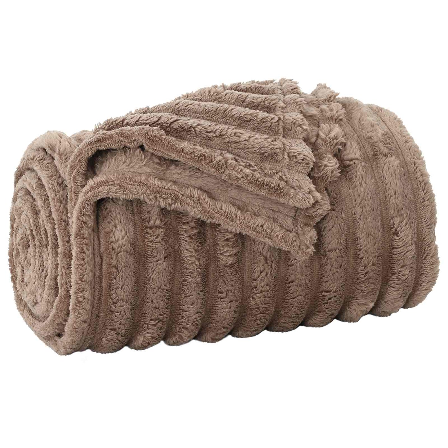 vidaXL Κουβέρτα Καμηλοπάρδαλη 240 x 220 cm Μαλλί