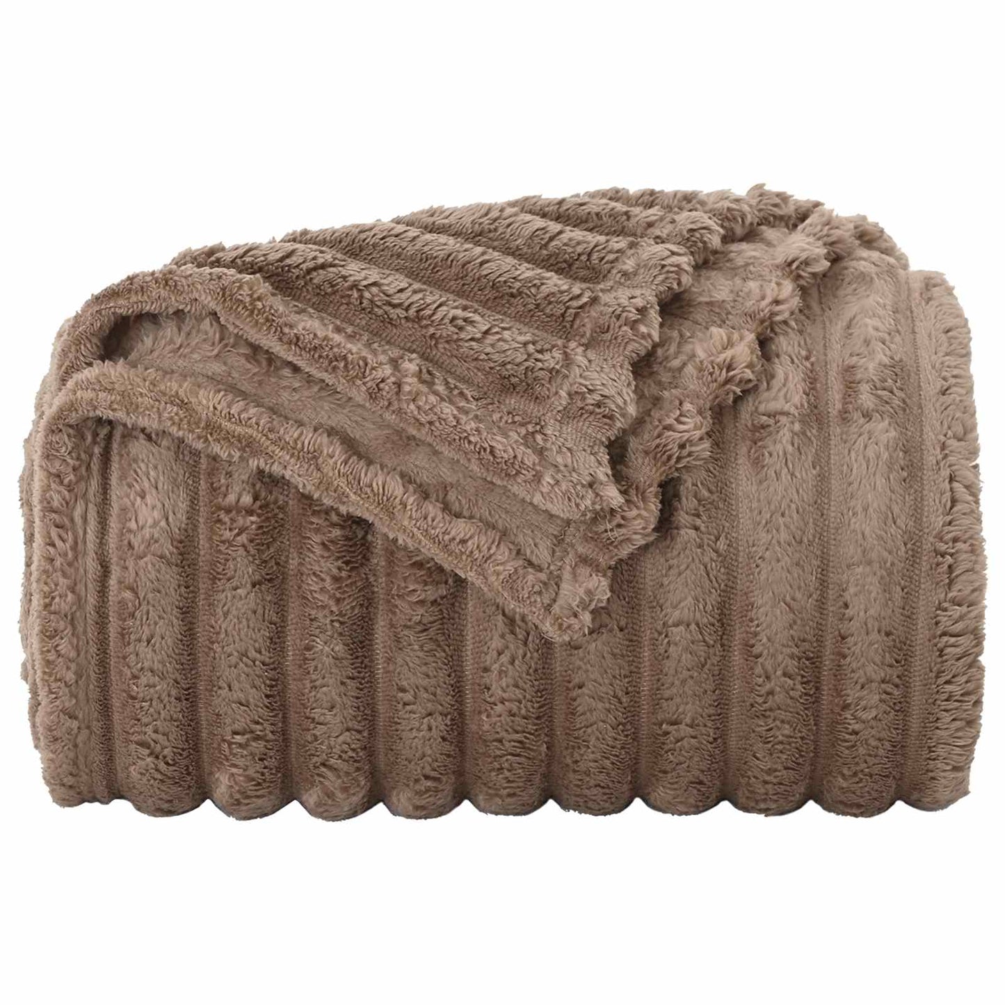 vidaXL Κουβέρτα Καμηλοπάρδαλη 240 x 220 cm Μαλλί
