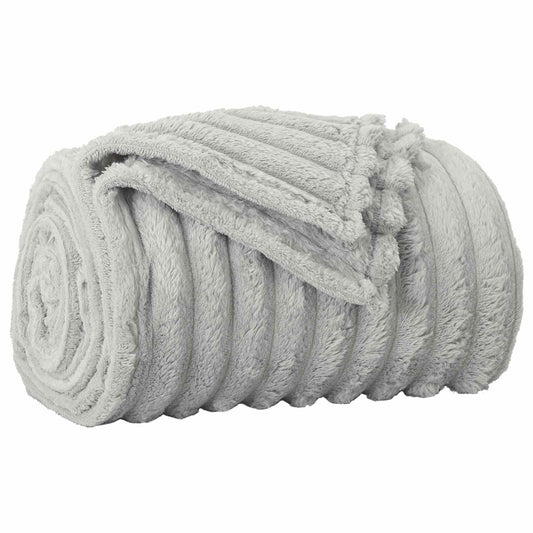 vidaXL Κουβέρτα Γκρι 200 x 150 cm Μαλλί
