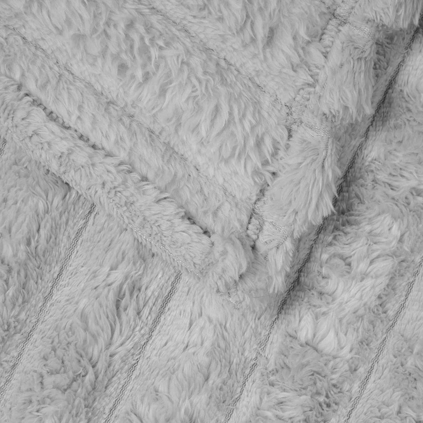 vidaXL Κουβέρτα Γκρι 240 x 220 cm Μαλλί