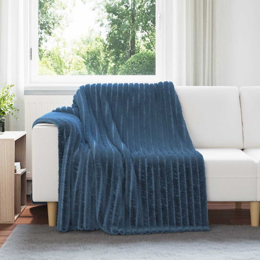 vidaXL Ριχτάρια 6 τμχ. Σκούρο μπλε 200 x 150 cm 4.75 kg Μαλλί