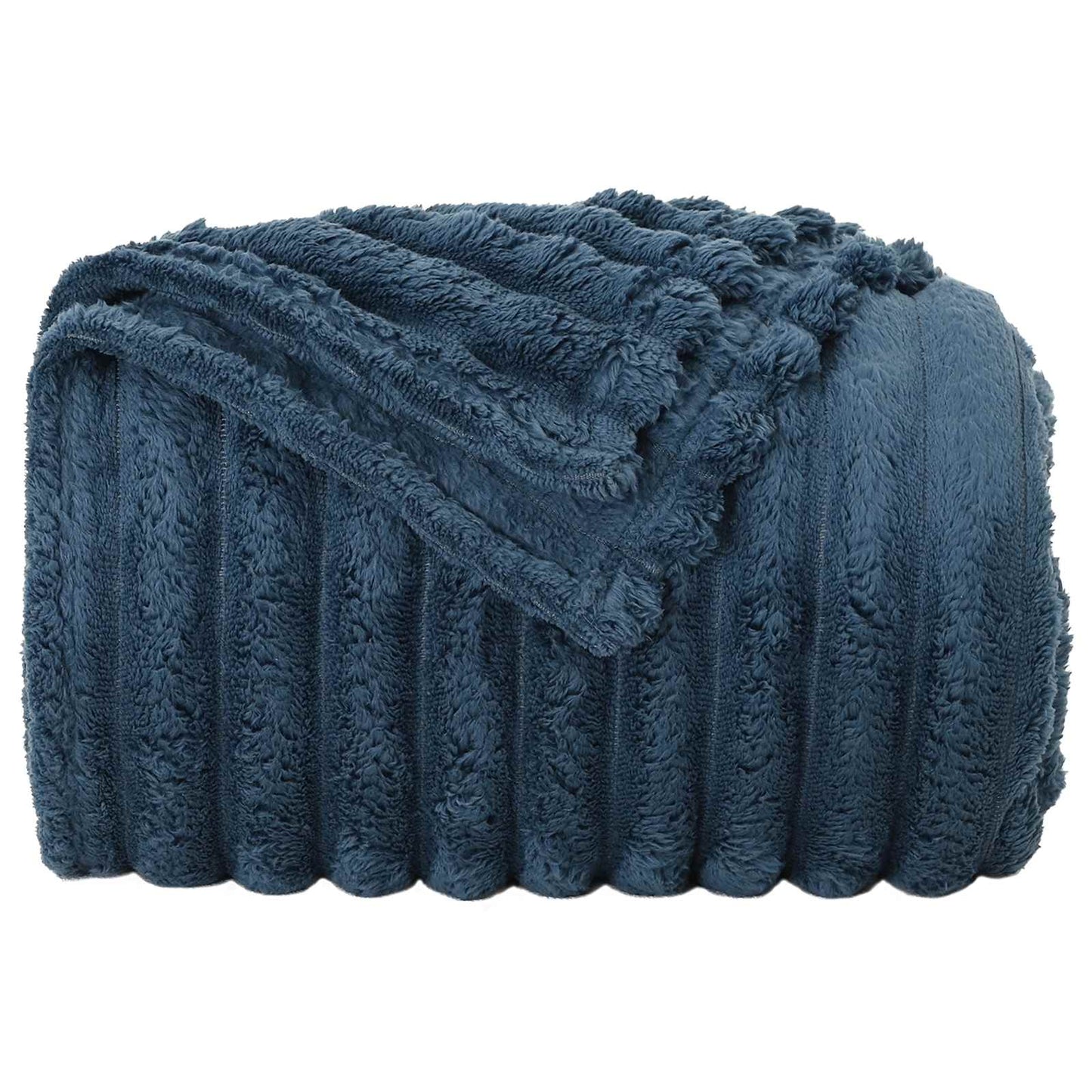 vidaXL Ριχτάρια 6 τμχ. Σκούρο μπλε 200 x 150 cm 4.75 kg Μαλλί