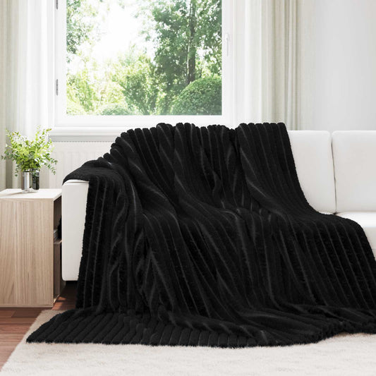 vidaXL Ριχτάρια 6 τμχ. Μαύρο 240 x 220 cm 8.76 Μαλλί
