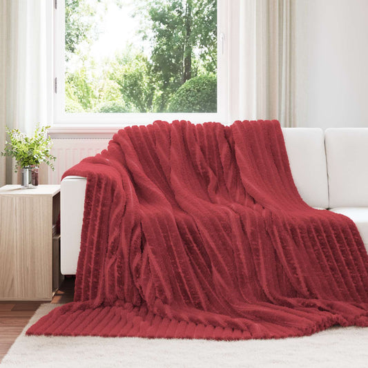 vidaXL Ριχτάρια 6 τμχ. Βεραμάν Κόκκινο 240 x 220 cm 8.76 kg Μαλλί
