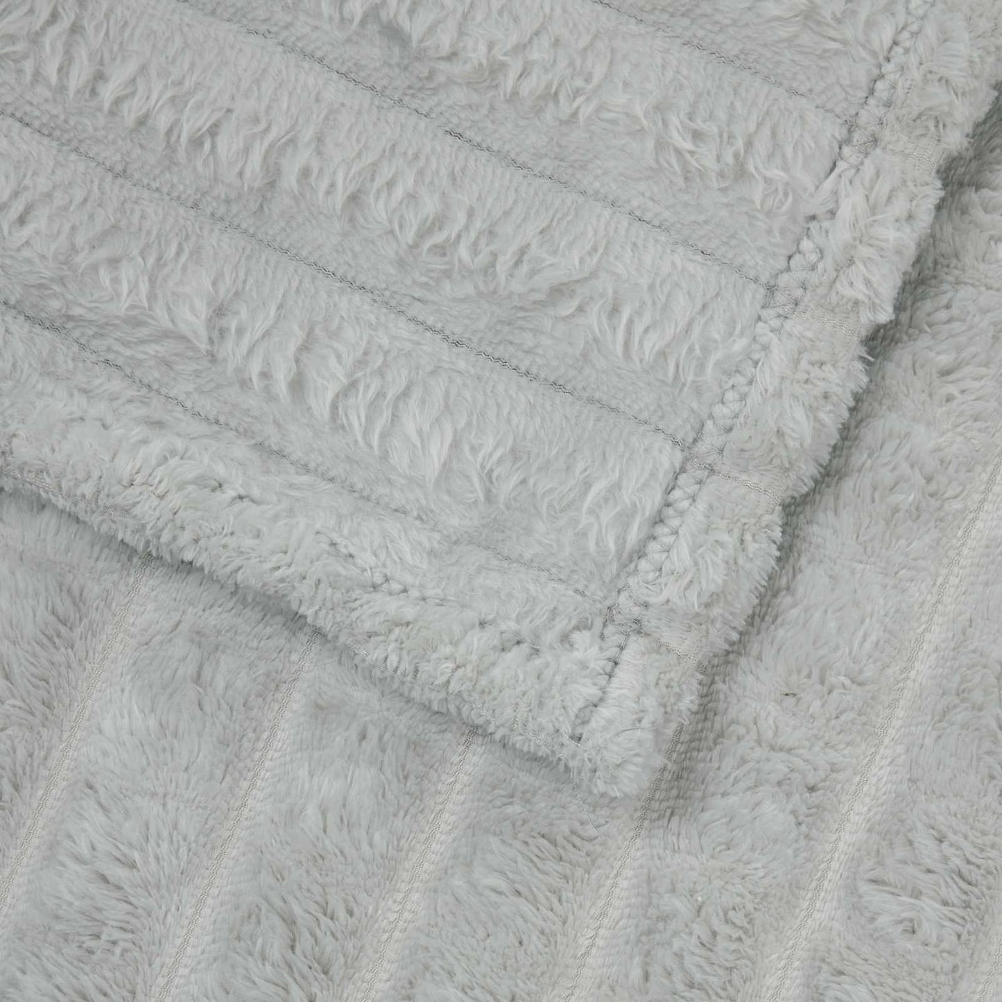 vidaXL Κουβέρτα Γκρι 150 x 130 εκ Μαλλί