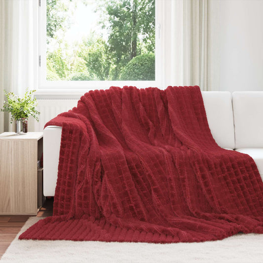 vidaXL Κουβέρτα Βεραμάν Κόκκινο 270 x 240 cm Μαλλί