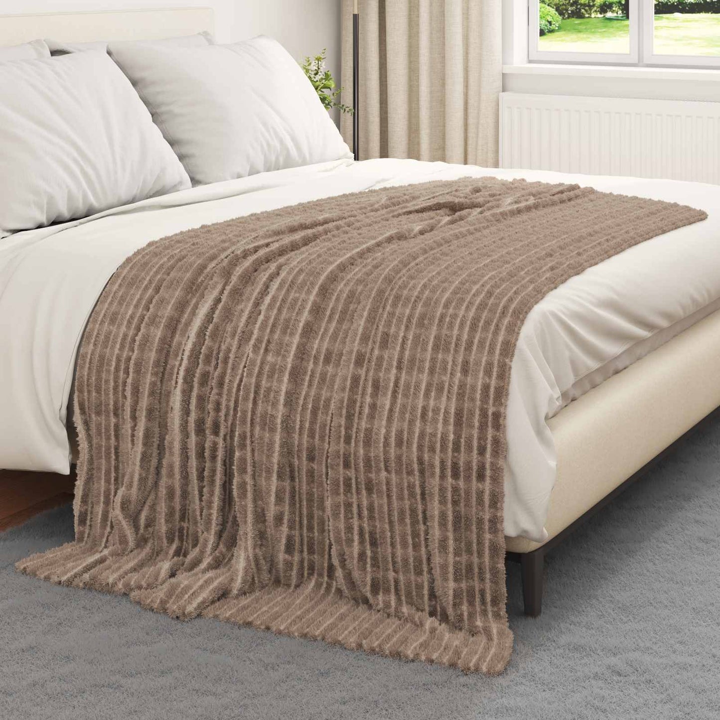 vidaXL Ριχτάρια 6 τμχ. Καμηλοπάρδαλη 200 x 150 cm 4.5 Μαλλί